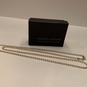 Silpada 30” .925 Silver Ball Necklace
